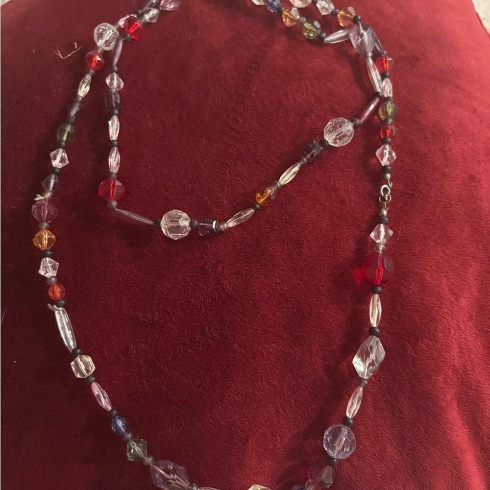 Multicolor‎ beaded necklace